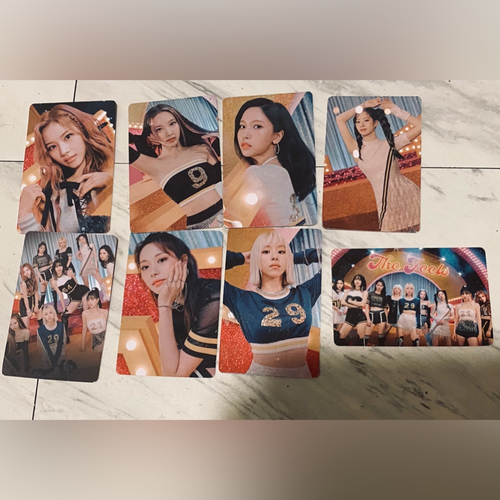 Twice “ THE FEELS MV “ Photocards